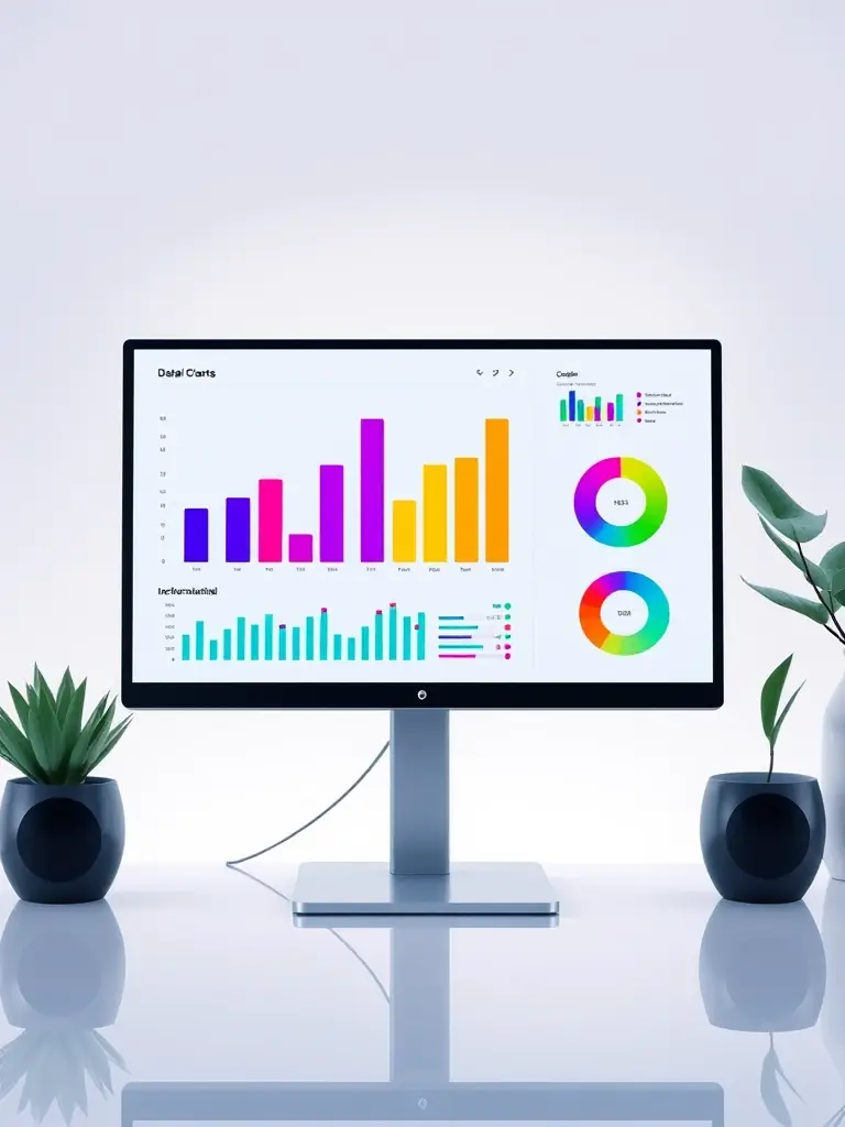 A clear and concise icon representing standard analytics and reporting, showcasing the data insights provided in the Basic Plan.