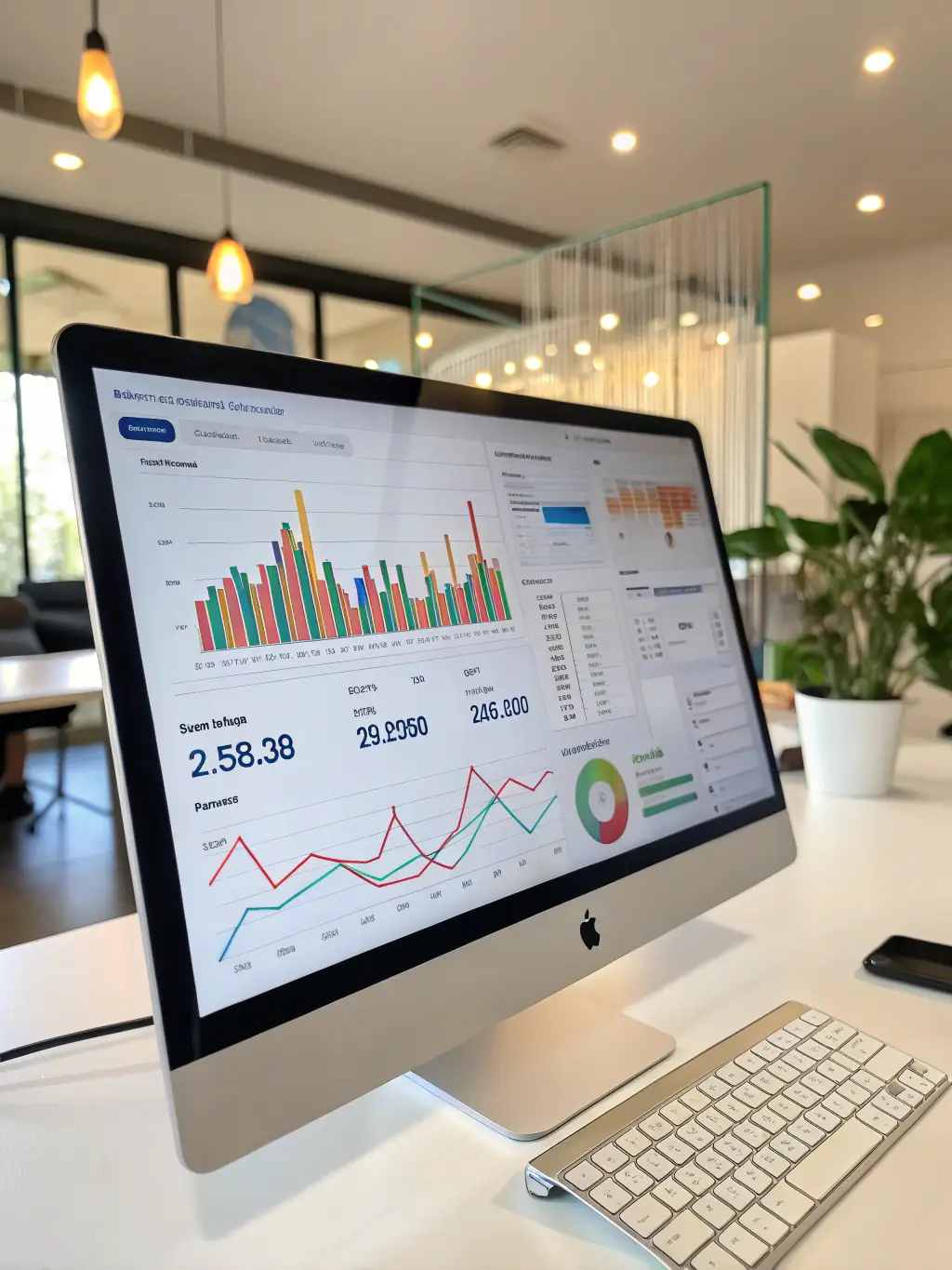 A dashboard displaying real-time analytics of communication metrics, highlighting data-driven insights.